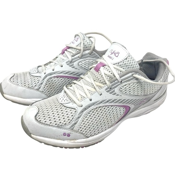 Ryka Dash 2 Walking Run Athletic Sneakers Pink & White  Super Clean Leather 9M - Picture 4 of 10